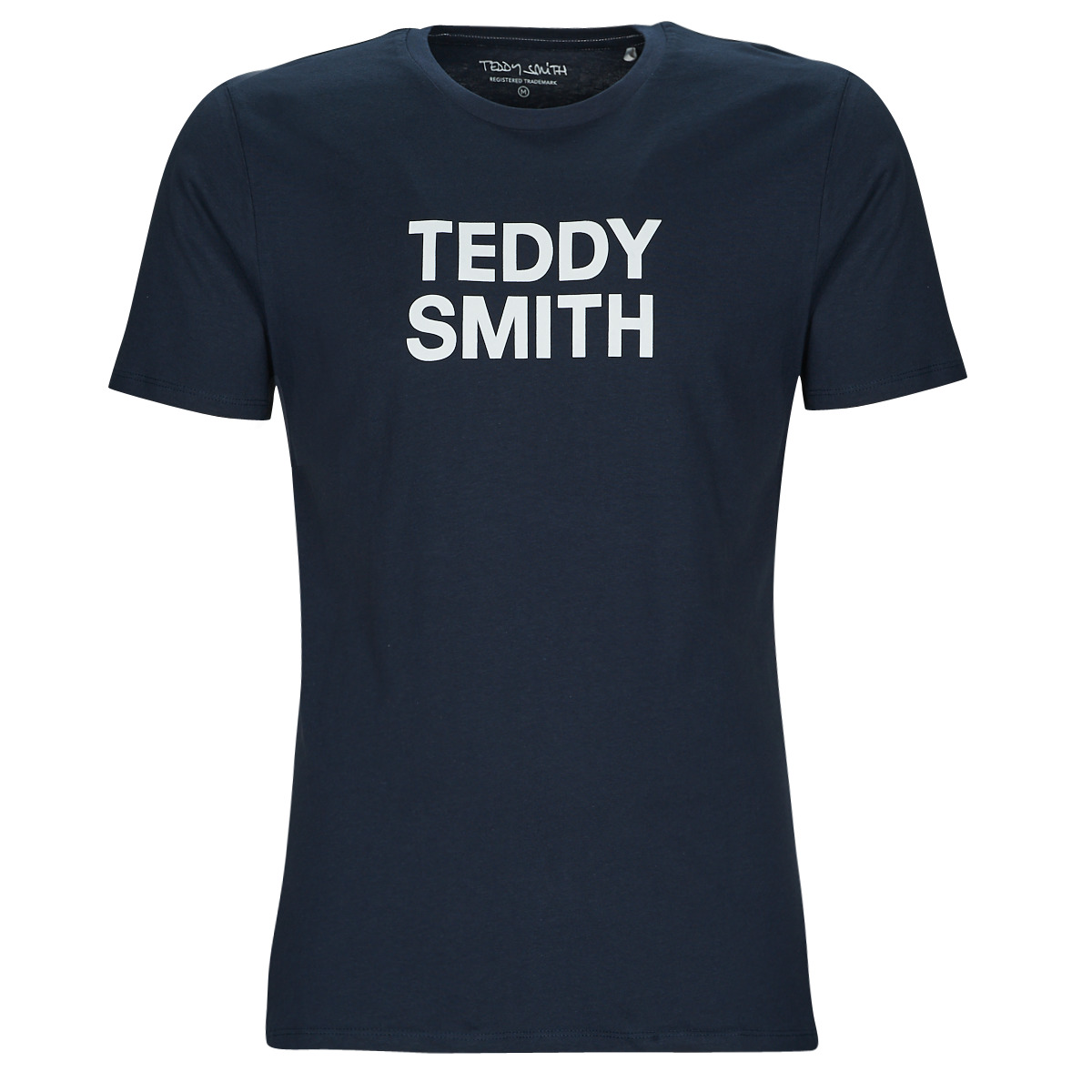 Vêtements Homme T-shirts manches professional Teddy Smith TICLASS BASIC MC Marine