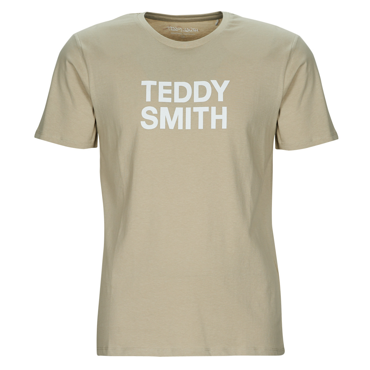 Vêtements Homme T-shirts Levi manches courtes Teddy Smith TICLASS BASIC MC Beige