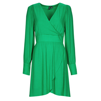 Vêtements Femme Robes courtes Vero Moda VMPOLLIANA LS SHORT DRESS WVN Vert