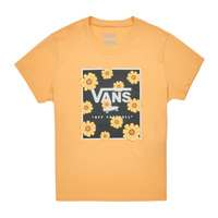 Vêtements Fille T-shirts manches courtes Vans VR3 SUNFLOWER ANIMAL BOX CREW Jaune