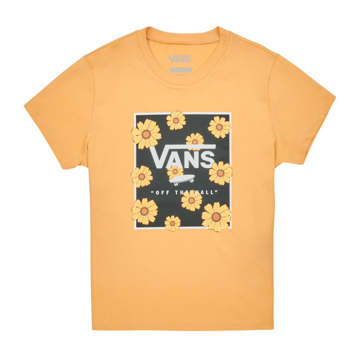 Vêtements Fille T-shirts manches courtes Vans SUNFLOWER ANIMAL BOX CREW Textured