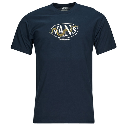 Vêtements Homme T-shirts manches courtes VN0A4BVA20O Vans SNAKED CENTER LOGO SS TEE Marine