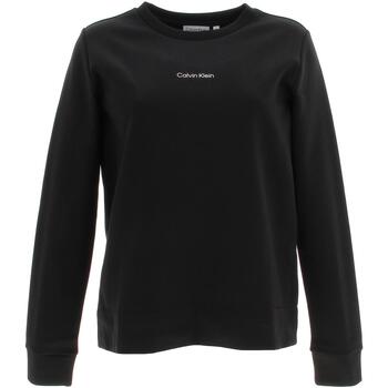 Vêtements Femme Sweats Retro Print Frill Hem Midi Dress Micro logo ess sweatshirt Noir
