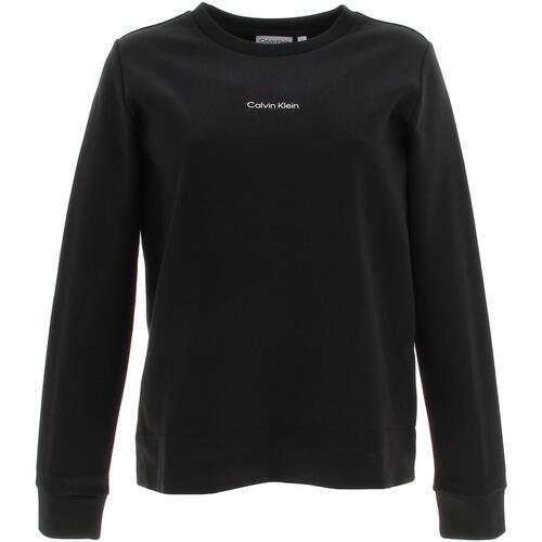 Vêtements Femme Sweats Calvin Klein Jeans Micro logo ess sweatshirt Noir
