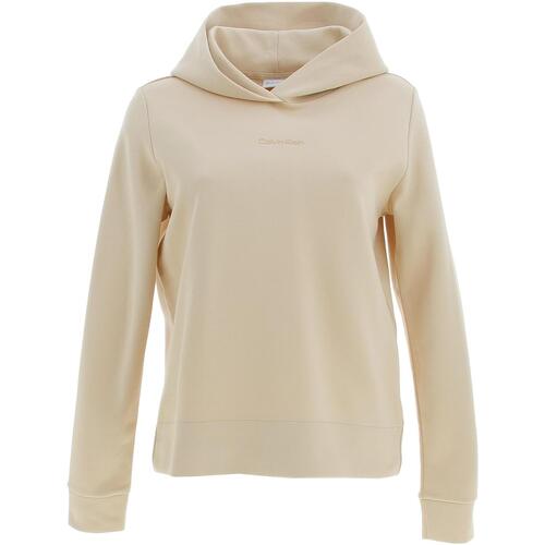 Vêtements Femme Sweats Calvin Klein Jeans Micro logo ess hoodie Beige
