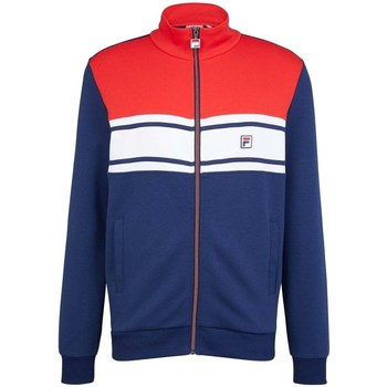 Vêtements Homme Sweats Fila Boulogne Track Jacket Rouge, Bleu marine