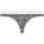 Sous-vêtements Femme Culottes & slips Calvin Klein Portemonnee met logo in zwart String  Ref 58772 5UL mini girafe / gris chine Multicolore