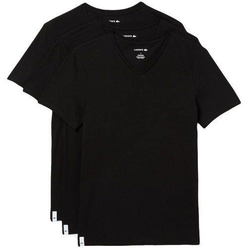 Vêtements Homme T-shirts & Polos Lacoste TH3374 Noir