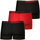 Sous-vêtements Homme Boxers Athena Lot de 3 boxers homme Ecopack Rouge