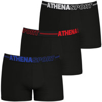 Sous-vêtements Homme Boxers Athena Lot de 3 boxers homme Ecopack Noir