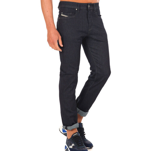 Vêtements Homme Mid-Length Jeans droit Diesel 00SDHB-0607A Bleu