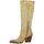 Chaussures Femme Bottes Pao Bottes cuir velours Beige