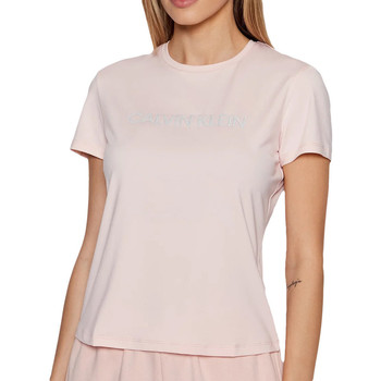 Vêtements Femme T-shirts manches courtes Calvin Klein Jeans 00GWF1K140 Rose