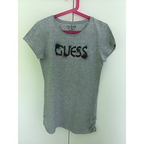 Vêtements Enfant T-shirts manches courtes Guess FL5ONI Tee-shirt gris Guess FL5ONI Gris