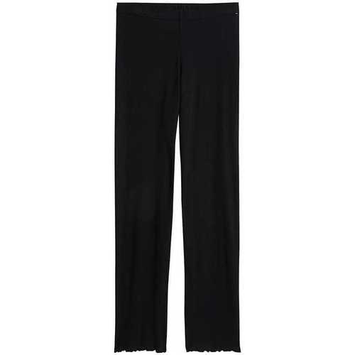 Vêtements Femme Pantalons Maison Lemahieu Pantalon point de bourdon - La Flâneuse Noir