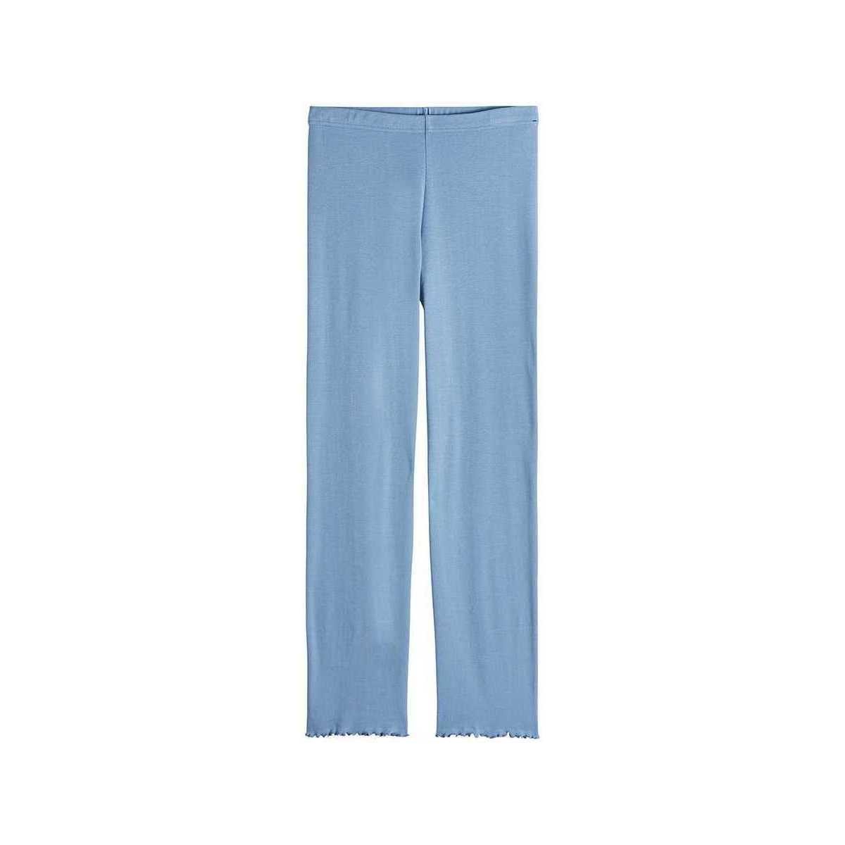 Vêtements Femme Pantalons Achel Par Lemahieu Pantalon point de bourdon - La Flâneuse Bleu