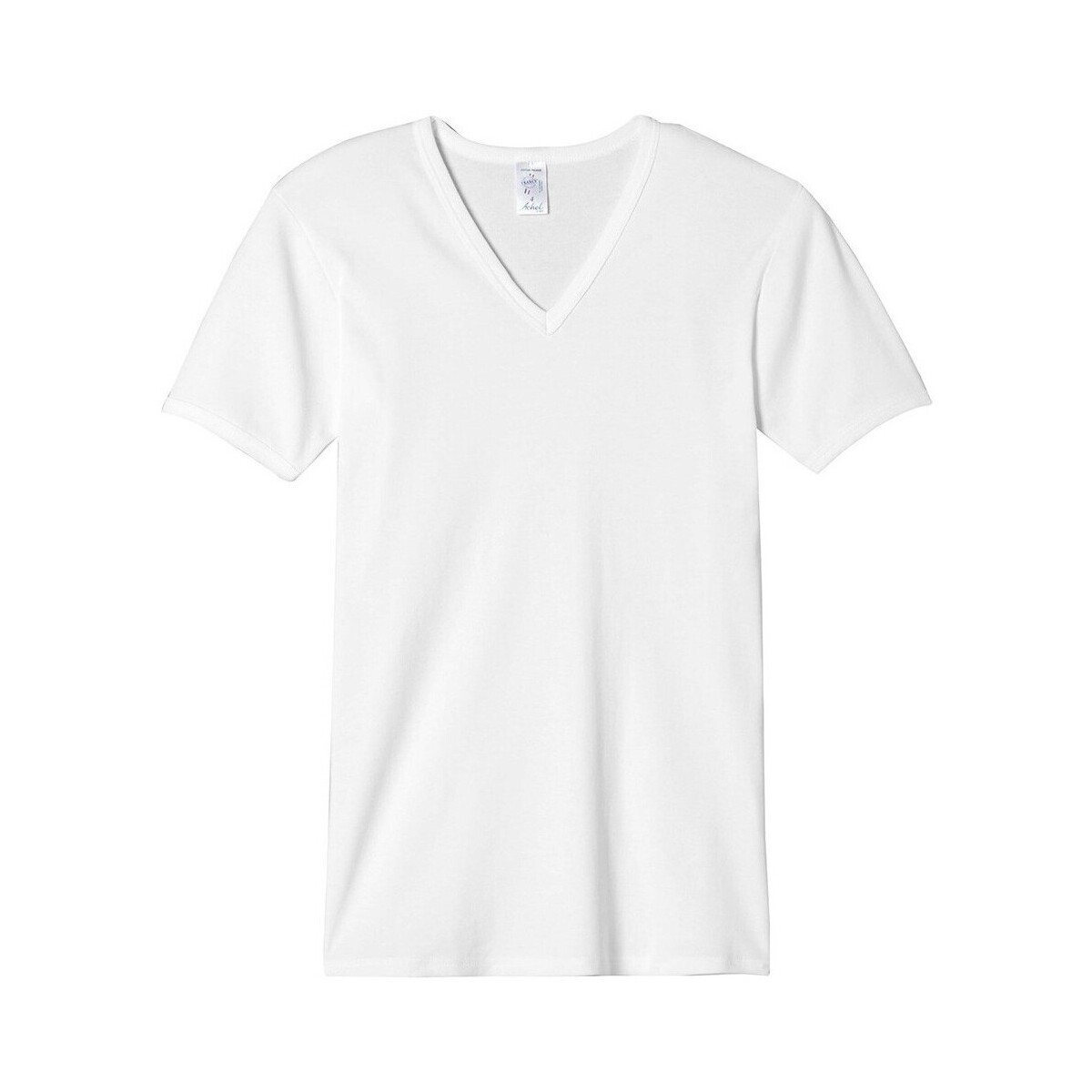 Vêtements Homme T-shirts manches courtes Achel Par Lemahieu T-Shirt seconde peau - Col V Blanc