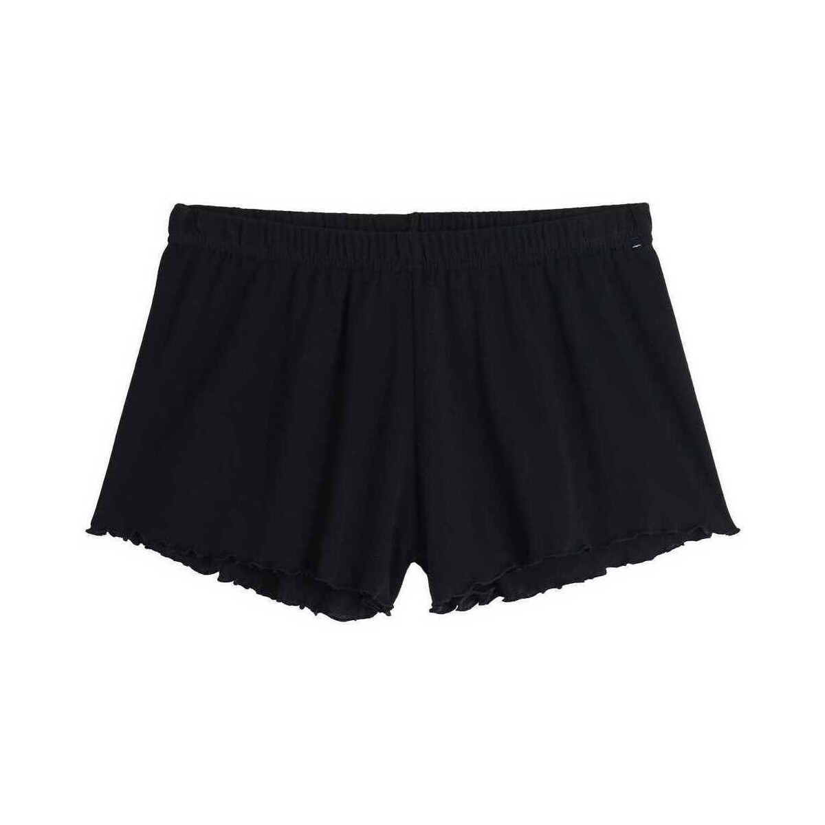 Vêtements Femme Shorts / Bermudas Achel Par Lemahieu Short coton Bio - La Flâneuse Noir