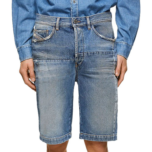 Vêtements Homme long-sleeve Shorts / Bermudas Diesel A02645-0NBAI Bleu