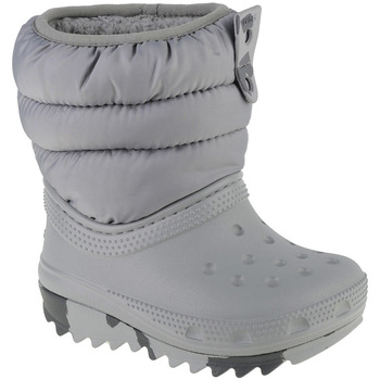 Chaussures Garçon Bottes de neige Crocs Classic Neo Puff Boot Toddler Gris