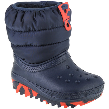 Chaussures Garçon Bottes de neige Crocs Housses de coussins Boot Toddler Bleu