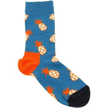 Sous-vêtements Homme Chaussettes Happy socks Pineapple sock Bleu