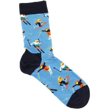 Sous-vêtements Chaussettes Happy socks Skiing sock Bleu