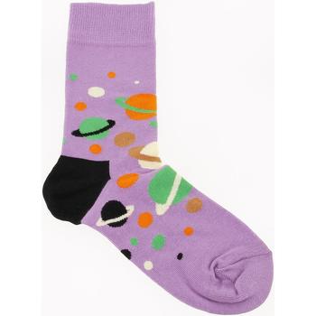 Sous-vêtements Homme Chaussettes Happy socks The milky way rse sock Violet