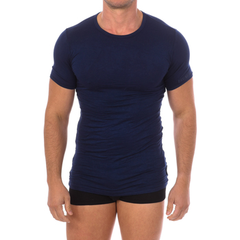 Vêtements Homme T-shirts manches courtes Bikkembergs BKK1UTS03SI-NAVY Bleu