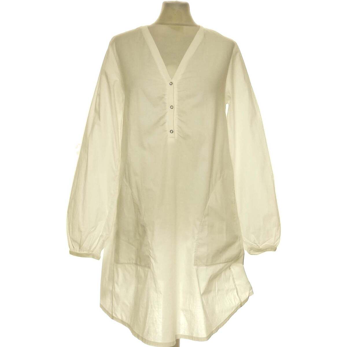 Vêtements Femme Robes courtes Petit Bateau robe courte  38 - T2 - M Blanc Blanc