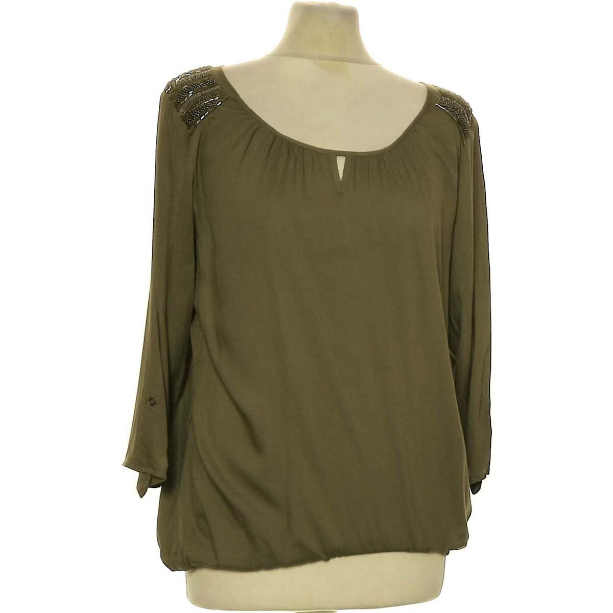 Vêtements Femme T-shirts & Polos Breal top manches longues  38 - T2 - M Vert Vert