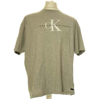 Vêtements Femme T-shirts & Polos Calvin Klein Jeans 40 - T3 - L Gris