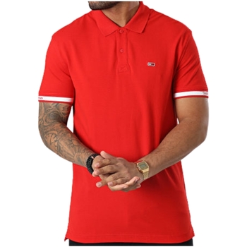 Vêtements Homme T-shirts & Polos Tommy Jeans Polo manches courtes homme  Ref 58746 XNL Rouge Rouge