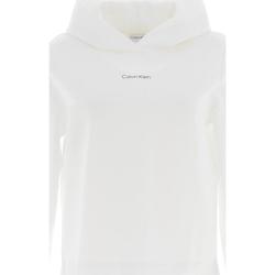 Vêtements Femme Sweats Calvin Klein Jeans Micro logo ess hoodie wht Blanc
