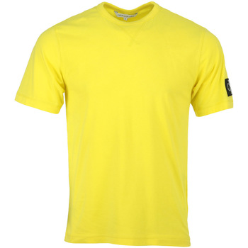 Vêtements Homme T-shirts manches courtes Calvin Klein Jeans Monogram Patch Shirt jaune