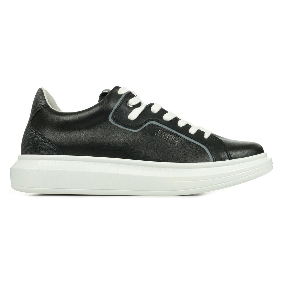 Chaussures Homme Baskets mode Guess Salerno Noir