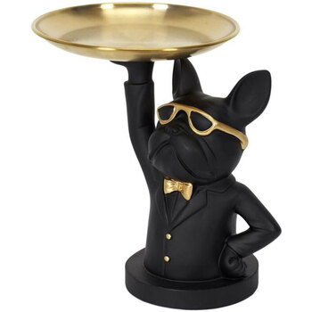 Cadre Photo Kit Empreintes De Tables de chevet La Chaise Longue Statue Bulldog vide-poche Noir