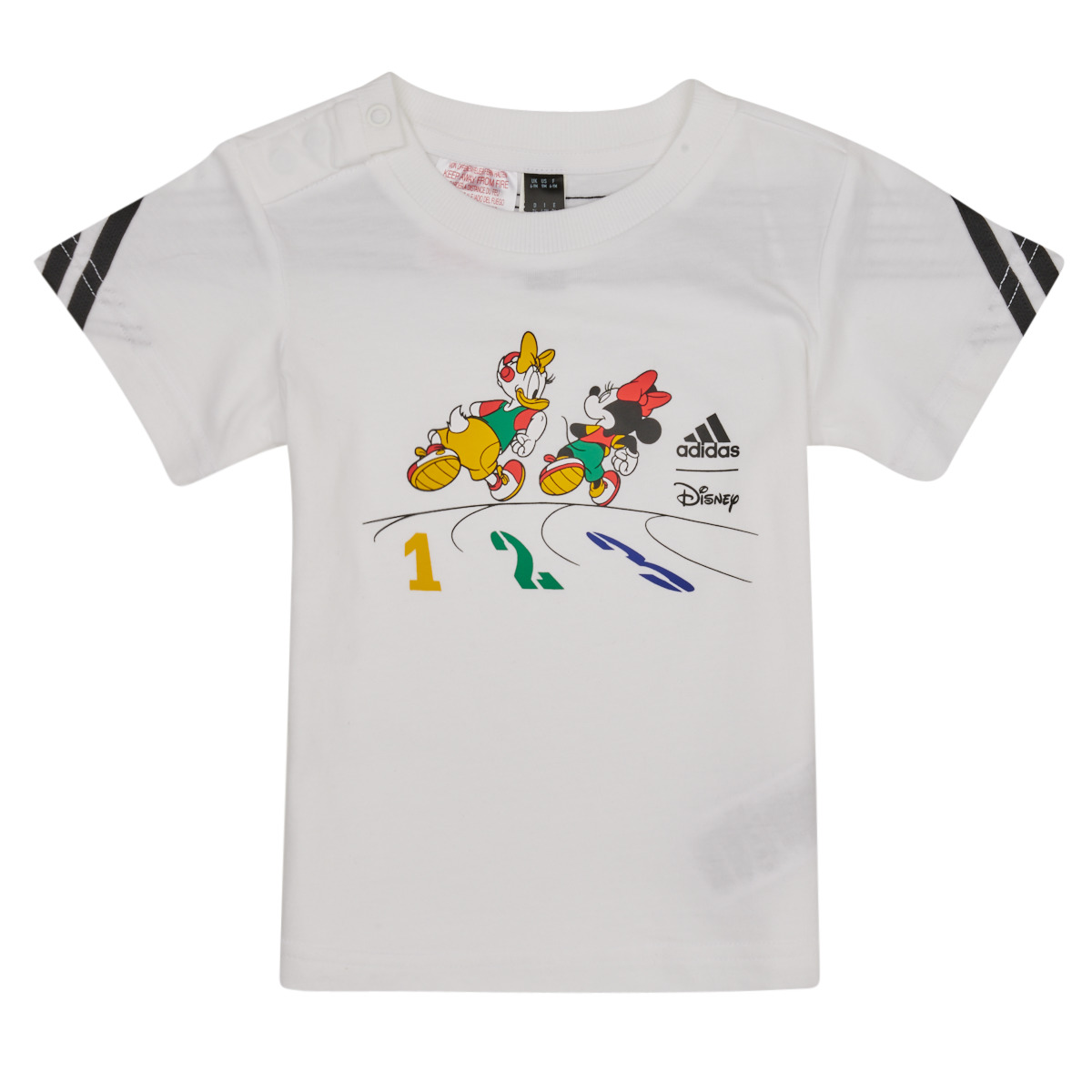 Vêtements Enfant T-shirts manches courtes Adidas Sportswear I DY MM T Blanc