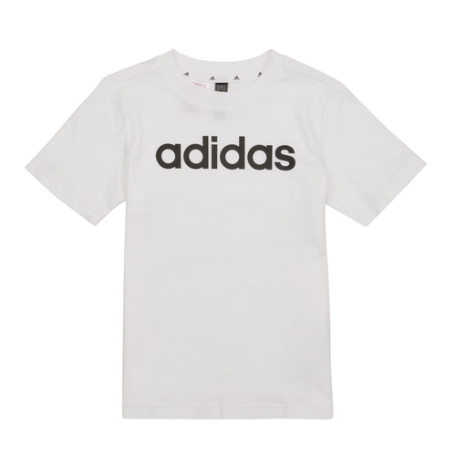 Vêtements Enfant T-shirts manches courtes Adidas Sportswear LK LIN CO TEE Blanc
