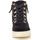 Chaussures Femme Baskets montantes Gabor Sneakers en cuir suède à talon compensé Noir