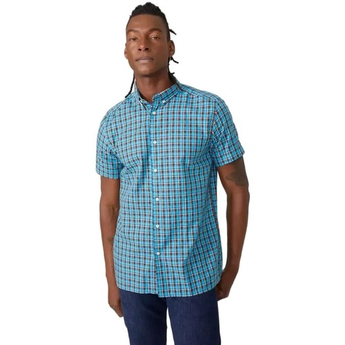 Vêtements Homme Chemises manches longues Mantaray DH1517 Bleu