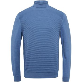 sweat-shirt vanguard  pull col roulé bleu 