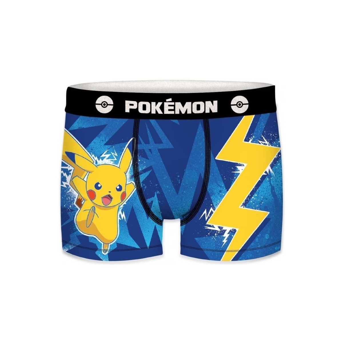 Sous-vêtements Garçon Boxers Pokemon Boxer Garçon Microfibre THU Bleu Jaune Bleu
