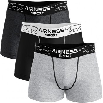 Sous-vêtements Homme Boxers Airness 3 Boxers Homme AMIX SPORT Noir