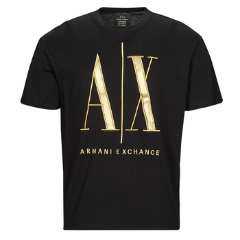 Vêtements Homme T-shirts manches courtes Armani Exchange 8NZTPQ Noir / Doré