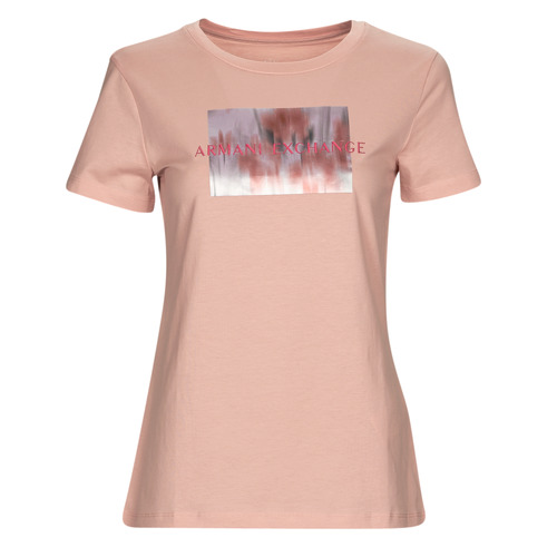 Vêtements Femme T-shirts manches courtes Armani Exchange 3RYTEL Saumon