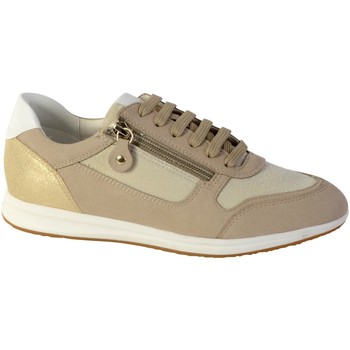 Chaussures Femme Baskets basses Geox Basket D Avery A - GLIT.TEXT+SYNT.SUE Gris