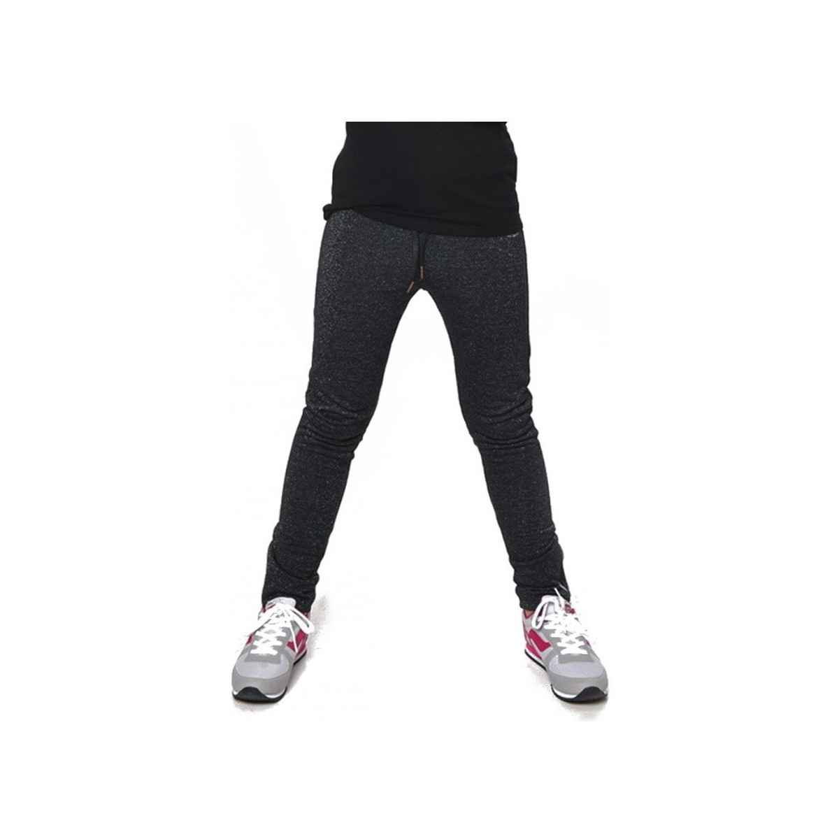 Vêtements Fille Ensembles de survêtement Kaporal Pantalon Jogging Fille  Pouci Noir Noir