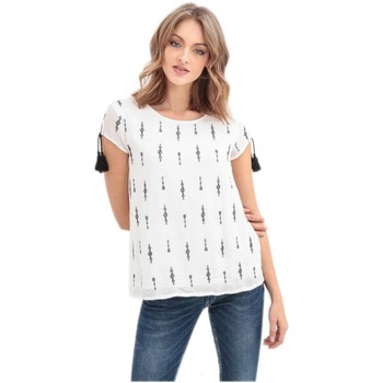 Vêtements Femme Débardeurs / T-shirts sans manche Le Temps des Cerises Top Acta Blanc Blanc