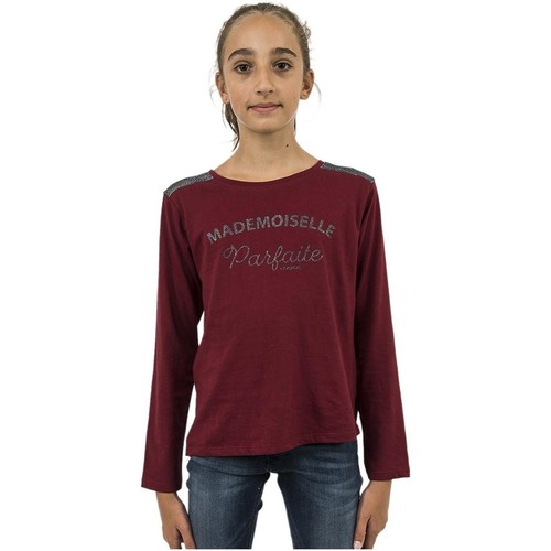 Vêtements Fille Chemises manches longues Kaporal Tee-Shirt Ayou Bordeaux Rouge